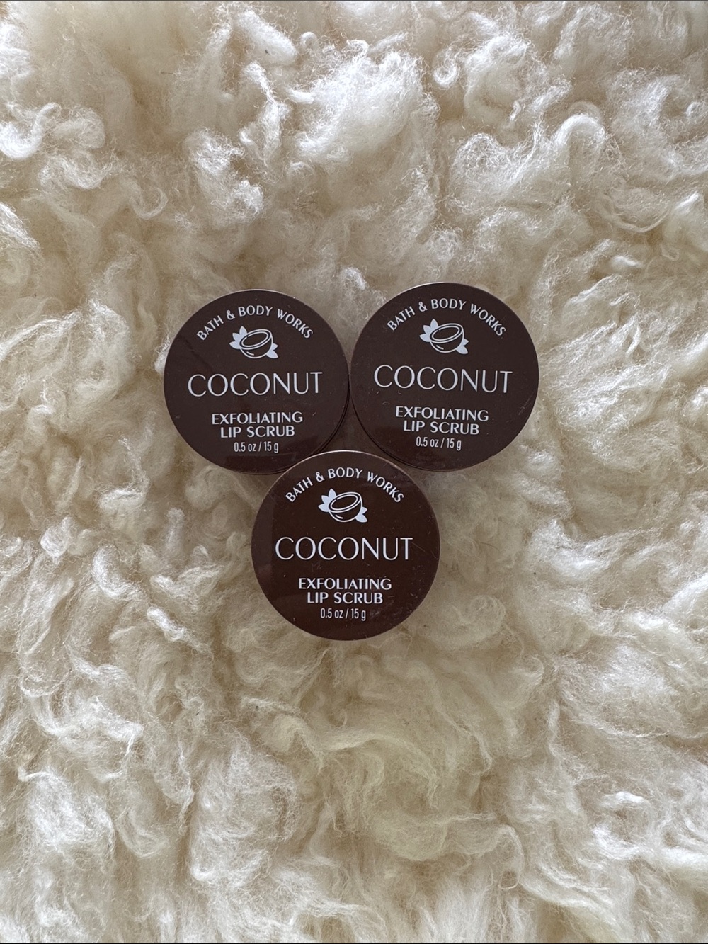 New BBW Exfoliating Coconut Sugar Lip Scrubs